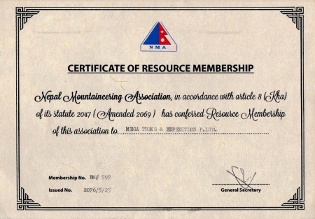 Nepal Mountaineering Association (NMA)  » Click to zoom ->